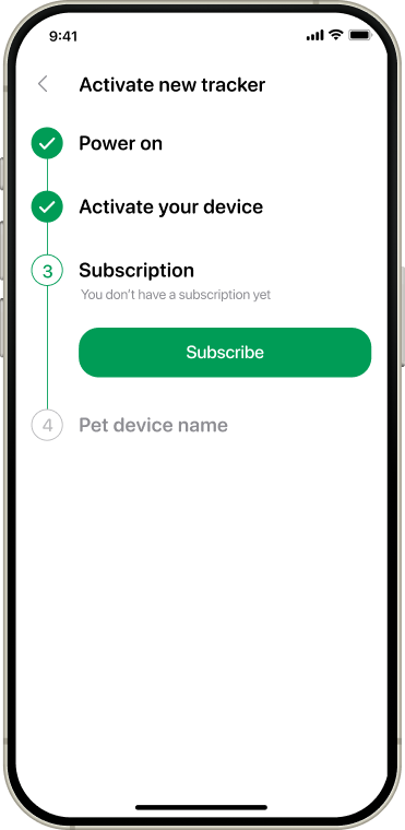 5. Choose subscription